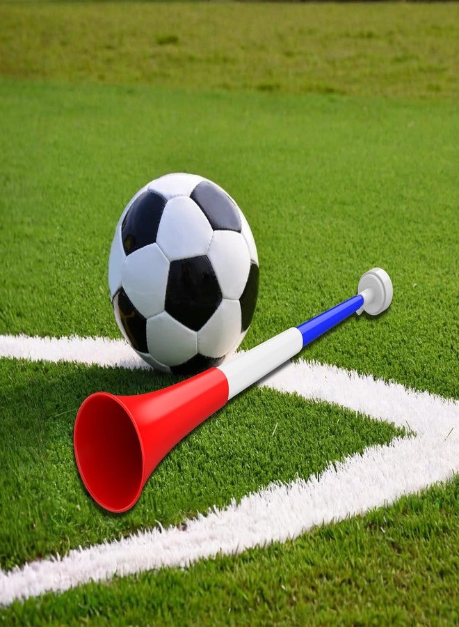 Ouffun Collapsible Stadium Horn Noise Maker 24 Inch Vuvuzela Stadium Blower Plastic Trumpet Blow Horns Noisemakers for Sporting Events Graduation Games School Sports Party Supplies Favors Accessories - Image 3